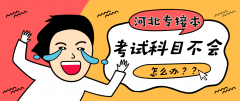 河北专接本考试中在考试科目上存在短板怎么办？
