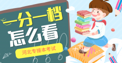 2019河北专接本一分一档表有什么用？怎么看？