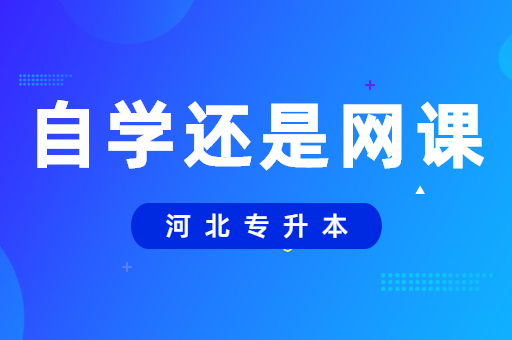河北专升本是自学还是报班?